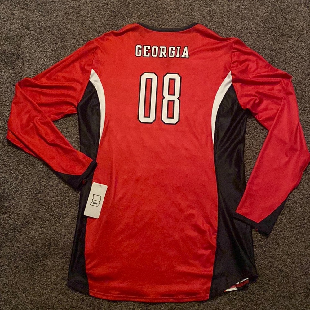 Women’s Nike Georgia Jersey/ shooting shirt, v-neck long sleeve